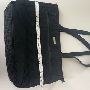 Vera Bradley Black Quilted Tote Bag